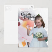 Prinses Charlotte Elizabeth 7e verjaardag ansichtk Briefkaart (Voorkant / Achterkant)