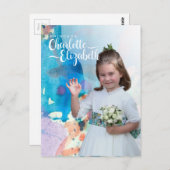 Prinses Charlotte Elizabeth 7e verjaardag ansichtk Briefkaart (Voorkant / Achterkant)