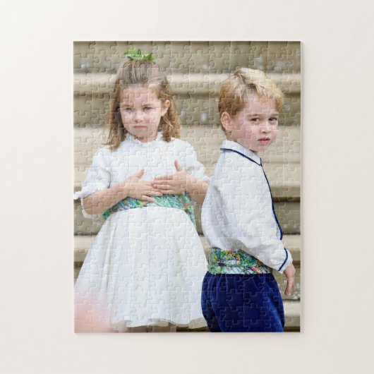 Prinses Charlotte en prins George Legpuzzel (Verticaal)