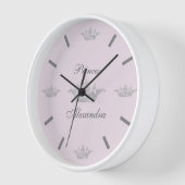  prinses Crown Pink & Gray Persoonsnaam (Hoek)