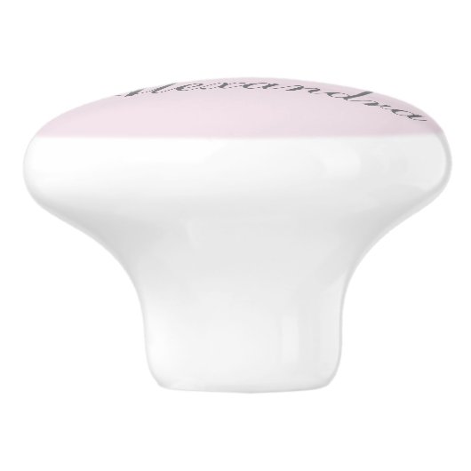  prinses Crown Pink & Gray Persoonsnaam Keramische Knop