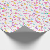 Prinses Crown Roze inpakpapier (Hoek)