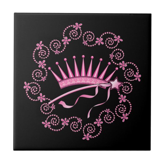  prinses Crown Tegeltje (Voorkant)