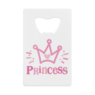 prinses crown, tiara creditkaart flessenopener