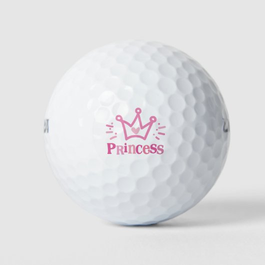 prinses crown, tiara golfballen (Voorkant)
