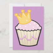 prinses cupcake met kroon (Voorkant)