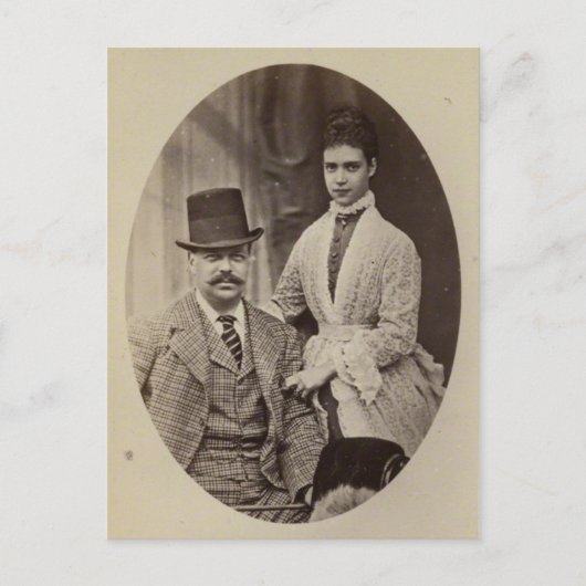 Prinses Dagmar van Denemarken en Alexander III #28 Briefkaart (Voorkant)