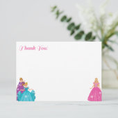 Prinses - Dank je platte kaarten (Staand voorkant)