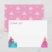 Prinses - Dank je platte kaarten (Voorkant / Achterkant)
