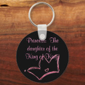 Prinses: De dochter van de koning van Koningen Sleutelhanger (Voorkant)