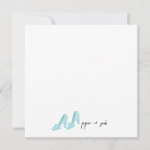 Prinses + De Kikker -Kleur- Koppel Dankkaart Bedankkaart (Achterkant)