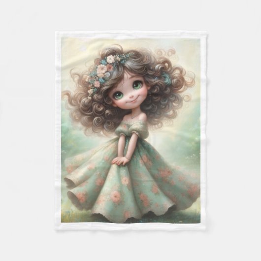 Prinses Deken met Krullen (Voorkant)
