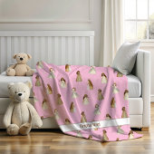 Prinses deken met naam