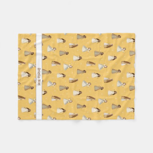 Prinses deken met naam (Voorkant (Horizontaal))