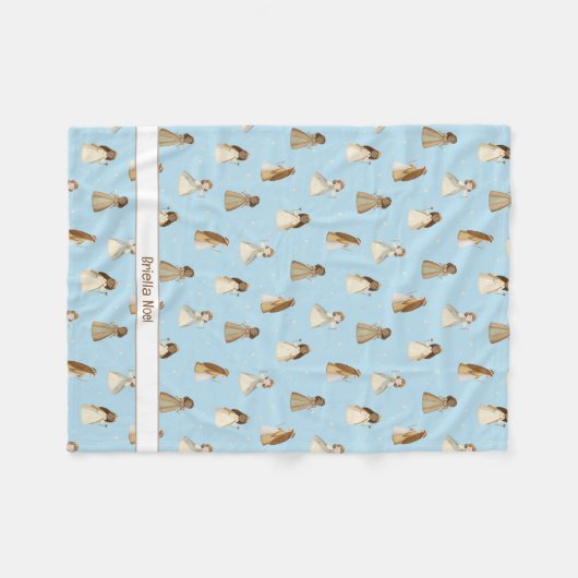 Prinses deken met naam (Voorkant (Horizontaal))