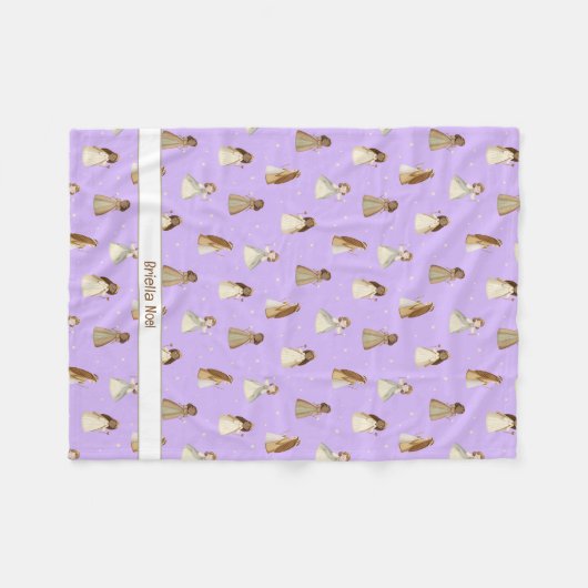 Prinses deken met naam (Voorkant (Horizontaal))