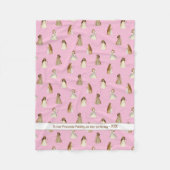 Prinses deken met naam of boodschap (Voorkant)