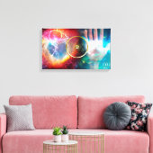 Prinses Dha-loo-ma en het oog van Qi - Fan Art Canvas Afdruk (Insitu (Woonkamer))