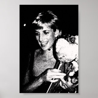 prinses Di digital.jpg Briefkaart Poster