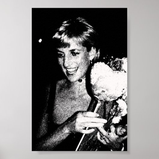 prinses Di digital.jpg Briefkaart Poster (Voorkant)