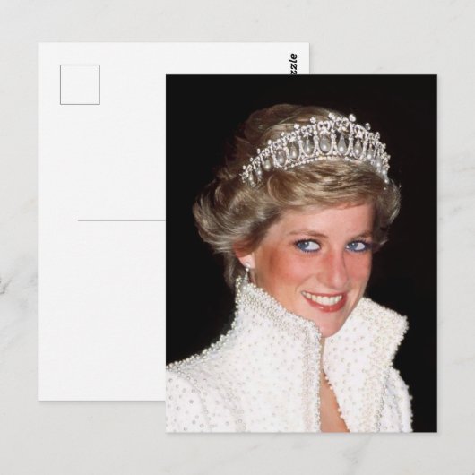 Prinses Diana 1989 Briefkaart (Voorkant / Achterkant)