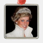 Prinses Diana 1989 Metalen Ornament (Voorkant)