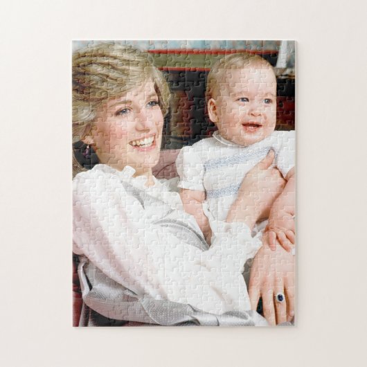 Prinses Diana en prins William Legpuzzel (Verticaal)