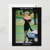 Prinses Diana in haar 'wraakjurk' Briefkaart (Voorkant / Achterkant)