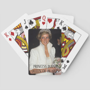 PRINSES DIANA Queen of Hearts Pokerkaarten