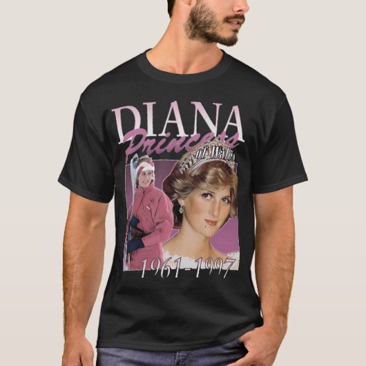 Prinses Diana T-shirt (Voorkant)