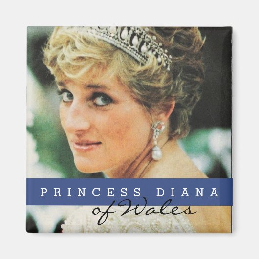 Prinses Diana van Wales Magneet (Voorkant)