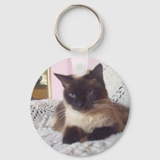 Prinses die op de bank ontspannen sleutelhanger