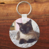 Prinses die op de bank ontspannen sleutelhanger (Voorkant)