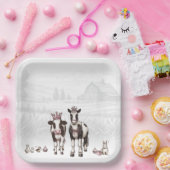 Prinses Dieren Verjaardagsfeest Papieren Bordje (Feest)