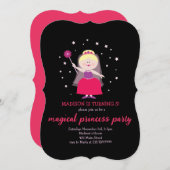 PRINSES DRESS UP BLOND HUIS Verjaardagsfeest Kaart (Voorkant / Achterkant)