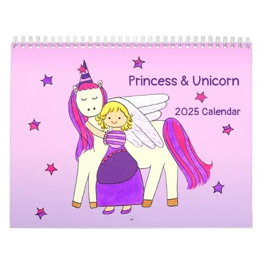 Prinses & Eenhoorn 2025 Kalender (Hoes)
