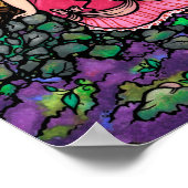 Prinses & Eenhoorn Fantasy Art Poster Hannah Lynn (Hoek)