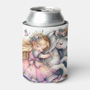 Prinses Eenhoorn Pastel Sprookje Fantasie Blikjeskoeler