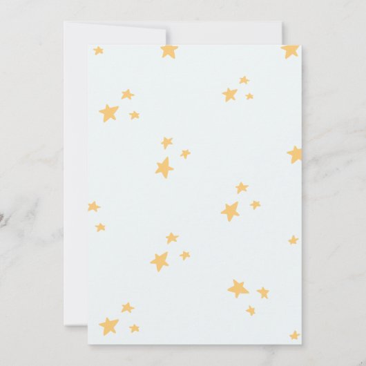 Prinses Eenhoorn Verjaardagsfeest Uitnodiging (Achterkant)