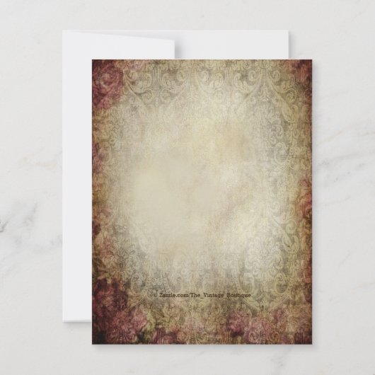  Prinses Eiffeltoren Baby shower Kaart (Achterkant)