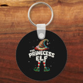 Prinses Elf Familie Matching Groep Kerst Meisjes Sleutelhanger (Voorkant)