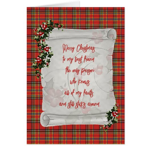Prinses Elizabeth Tartan Beste Vriend Kerstmis (Voorkant)