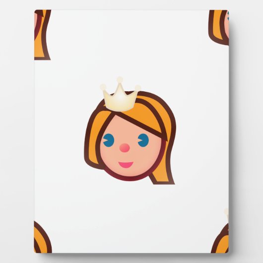 prinses emoji fotoplaat (Voorkant)