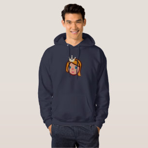 prinses emoji mannen hoodhooi hoodie