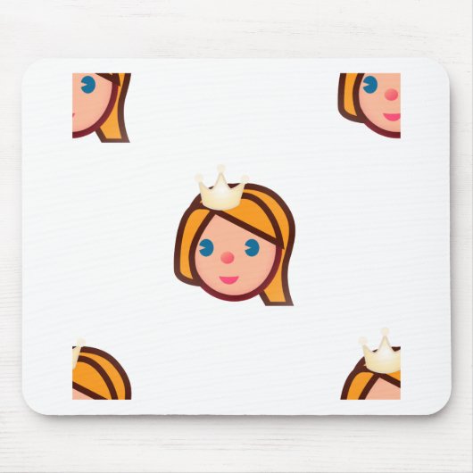 prinses emoji muismat (Voorkant)
