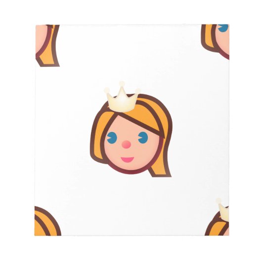 prinses emoji notitieblok (Voorkant)