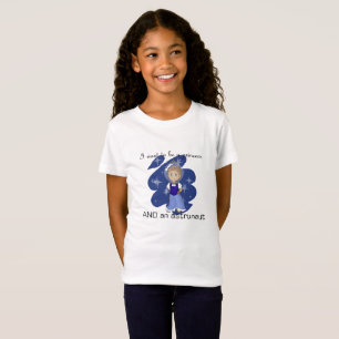 prinses en astronaut-shirt - medium t-shirt