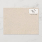 Prinses en de draak geïllustreerd briefkaart (Achterkant)