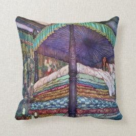 Prinses en de Erwt Edmund Dulac Fine Art Kussen