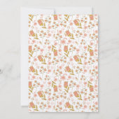 Prinses en de Pea Slumber Party Uitnodiging (Achterkant)